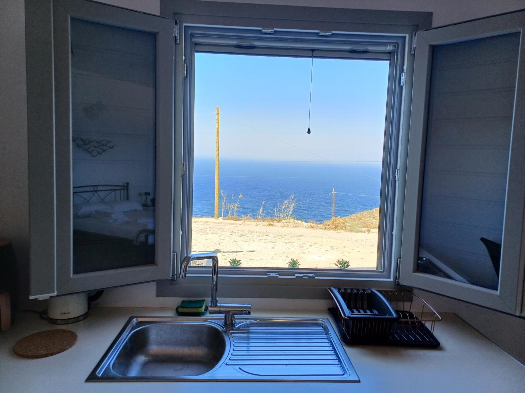Апартаменты 'Nektarios' Cycladic House With Sunrise And Sea View!! Ия Экстерьер фото